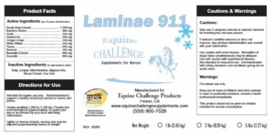 Laminae 911 Label