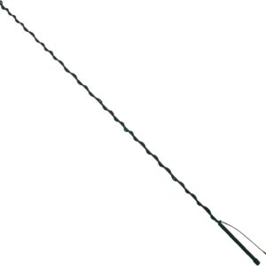 Weaver EquineWeaver Leather Stock Whip with Rubber Handle and 10" Popper, Red/White