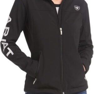 Ariat Women's New Team Softshell Jacket – Wind and Water Resistant Jacket