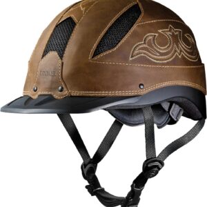 Troxel Cheyenne Rugged Horse Riding Helmet, Low-Profile, Self-Adjustable Design, Safety Horseback Riding Gear