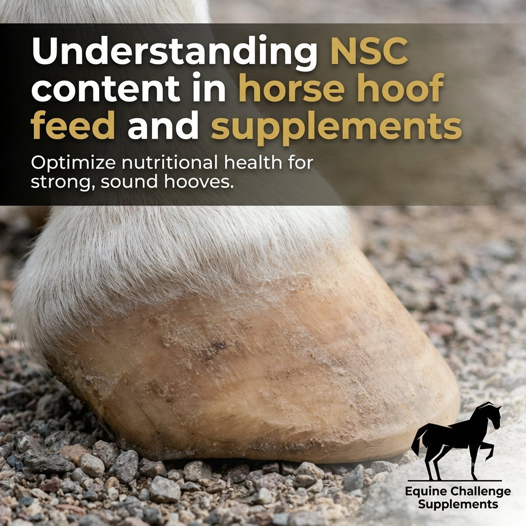 Understanding NSC in Horse Hoof Supplements