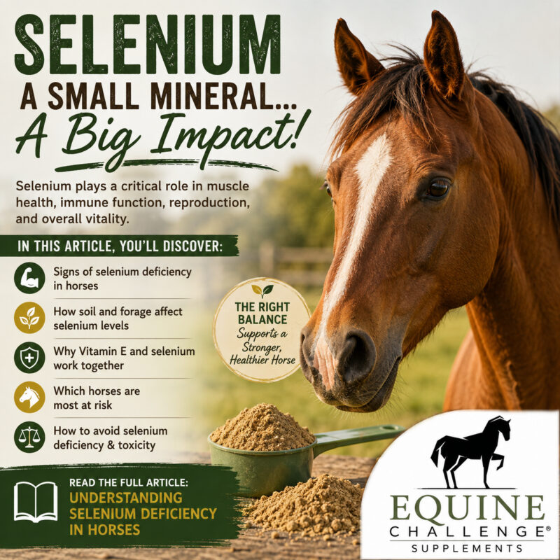 Understanding Selenium Deficiency in Horses